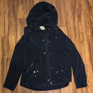 Navy Blue anorak jacket